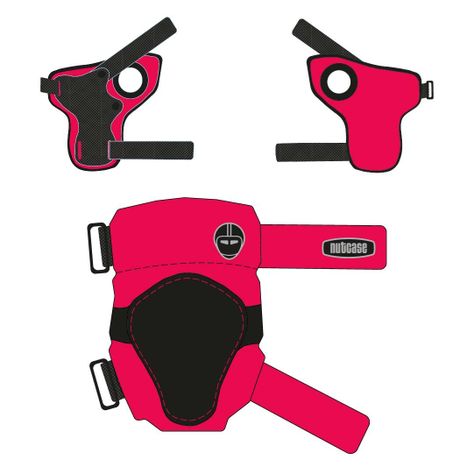 Set De 3 Protecciones Multisport Nutcase - Red-1