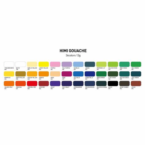 Himi - Miya Set Gouache 36 Colores / 12gr-3