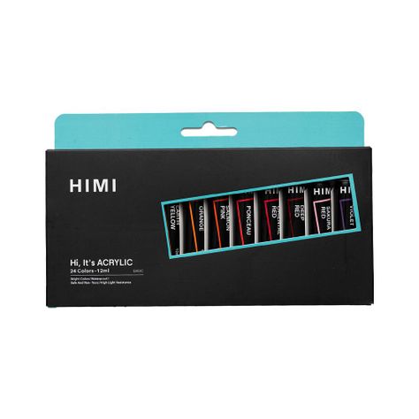 Tubos de pintura acrílica himi, 12ml/24colores-0
