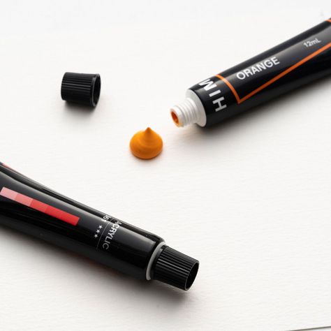Tubos de pintura acrílica himi, 12ml/24colores-2