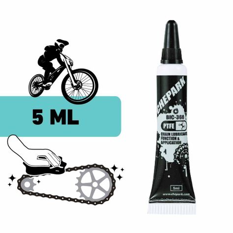 Lubricante De Teflón 5 Ml Para Bicicleta-1