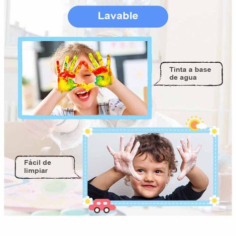 Ohuhu 12 Marcadores De Puntos Lavables Para Niños-6