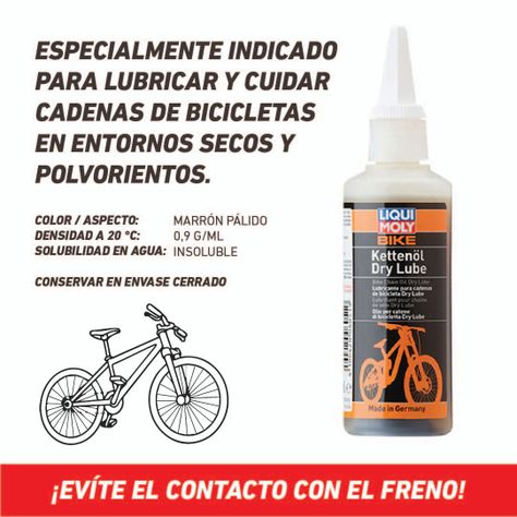 Aceite De Bicicleta Bike Kettenöl Dry Lube Liqui Moly 100ml-2