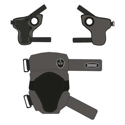 Set De 3 Protecciones Multisport Nutcase - Charcoal.-1
