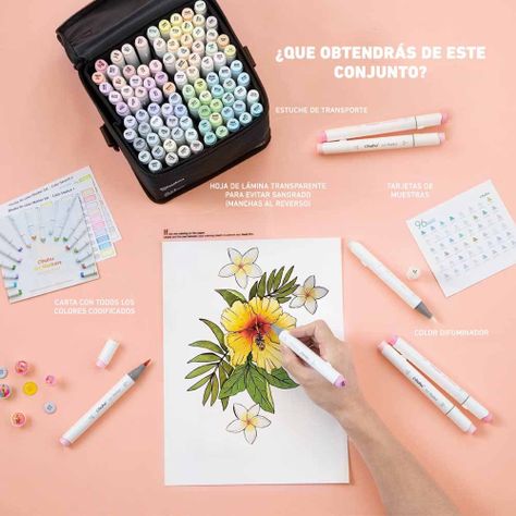 Ohuhu  96 Marcadores Pastel De Dulzura Y Florecimiento.-6