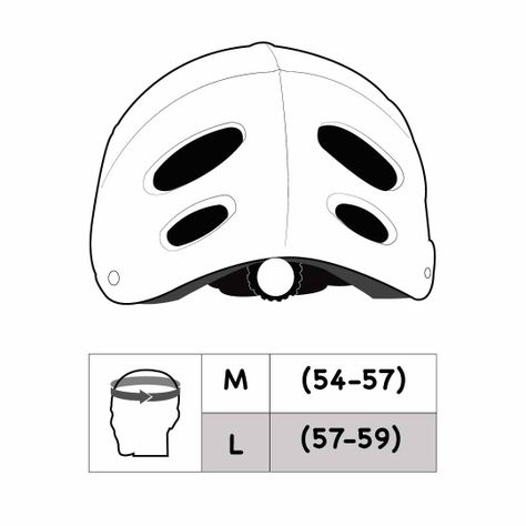 Casco Street Hook Con Luz Gris-3