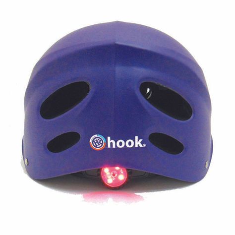 Casco Street Hook Con Luz Morado-2