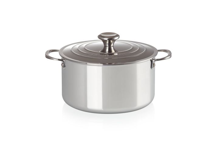 Cacerola Alta Acero Inoxidable 24cm-1