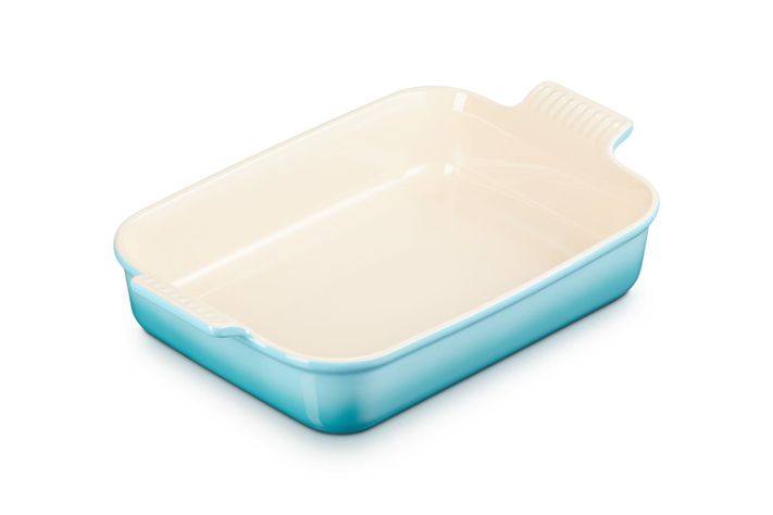 Bandeja Rectangular Heritage 32Cm Azul Caribe-2