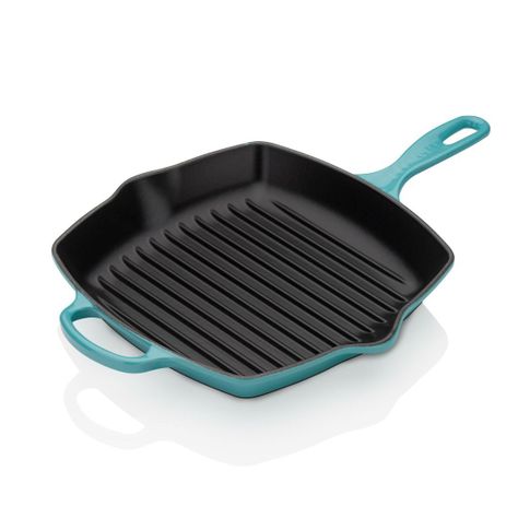 Skillet Grill Cuadrada 26Cm Azul Caribe-1