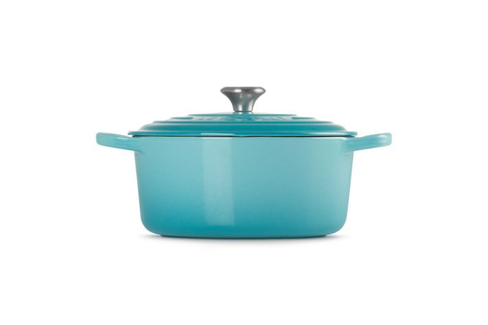 Cocotte Redonda 22Cm Azul Caribe-1
