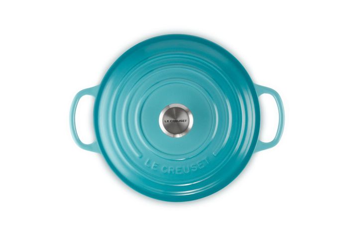 Cocotte Redonda 22Cm Azul Caribe-2