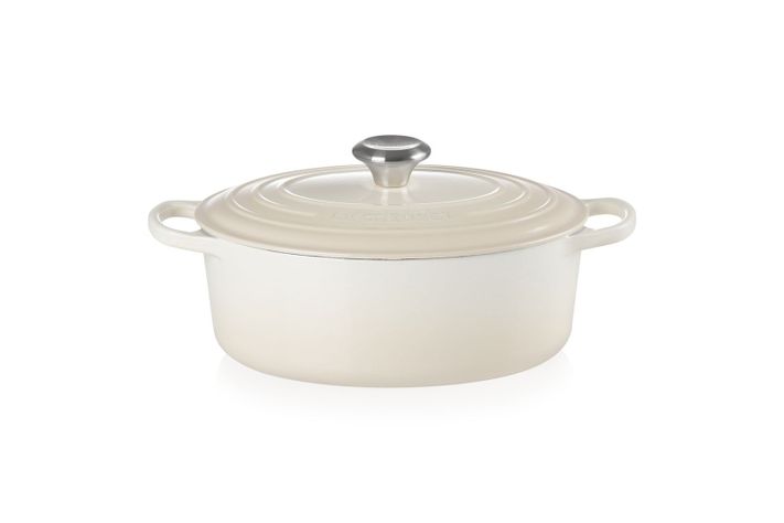 Cocotte Ovalada 27Cm Meringue-0