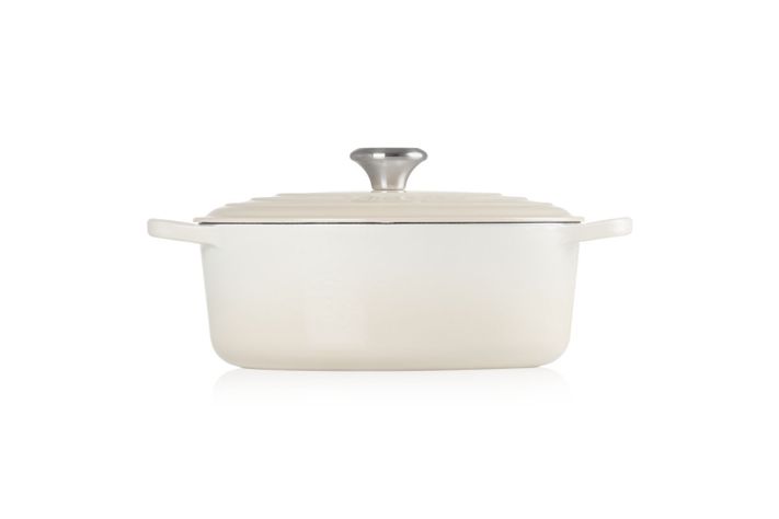Cocotte Ovalada 27Cm Meringue-1