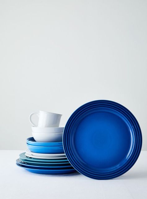 Plato de comida 27cm Azul Marseille-1
