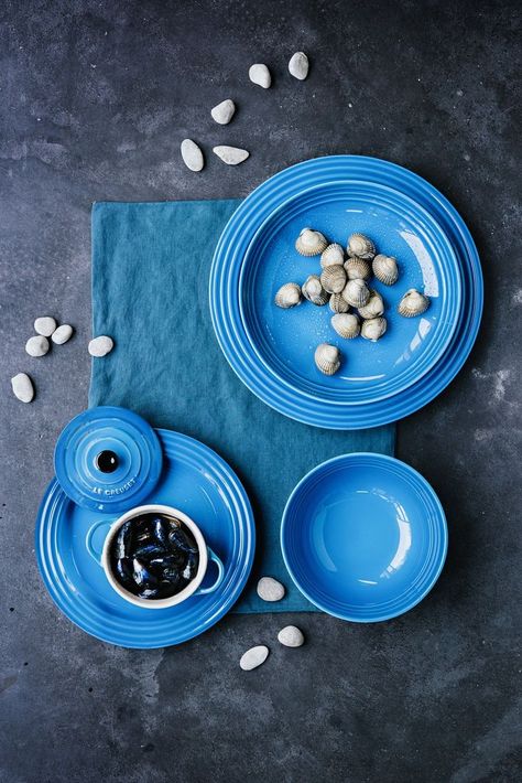 Plato de comida 27cm Azul Marseille-2