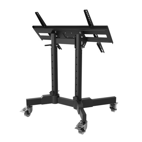 Pedestal carro bajo para TV 23" a 65" Conferencias - Pantallas Interactivas-4