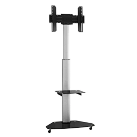 PEDESTAL PARA TV 37" a 70" 40KG GIRO 180° DELUXE - ALUMINIO-0