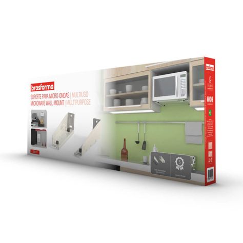 SOPORTE MICROONDAS - IMPRESORA AJUSTABLE BLANCO SBR5.0-4