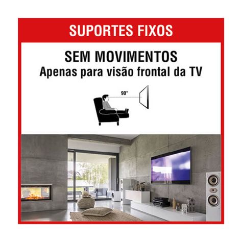Soporte  TV  fijo ULTRA SLIM  23" a 42"  35kg-3