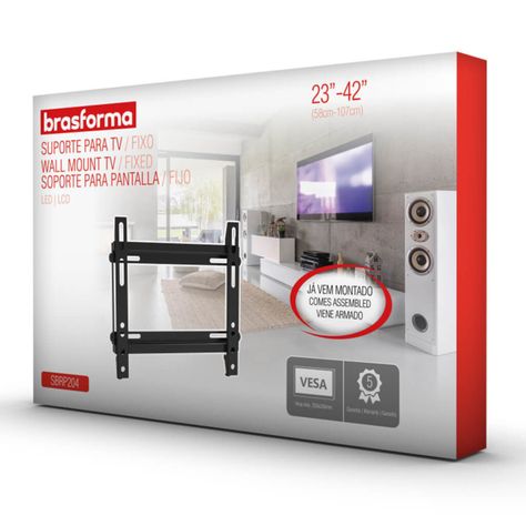 Soporte  TV  fijo ULTRA SLIM  23" a 42"  35kg-4