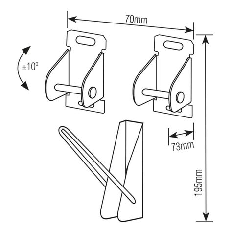 Soporte  TV - Inclinable  10" a 85"  40Kg-2