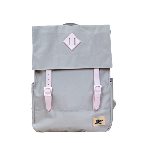 Mochila Impermeable para Notebook Square M Gris-0