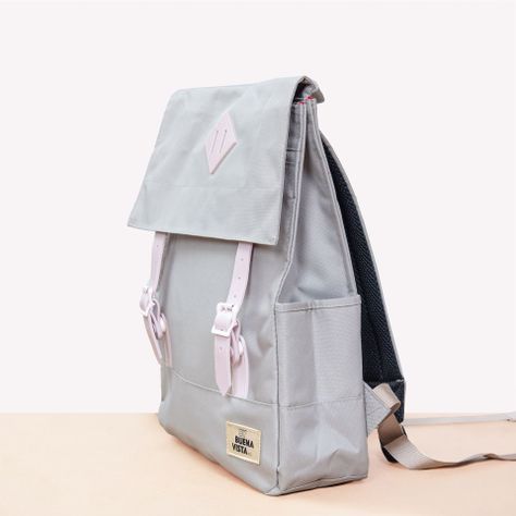 Mochila Impermeable para Notebook Square M Gris-2
