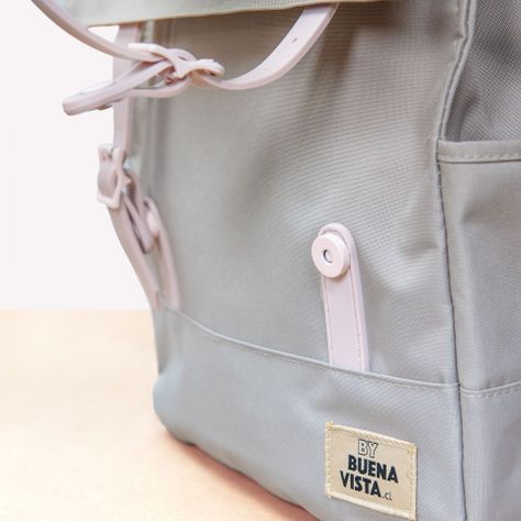Mochila Impermeable para Notebook Square M Gris-3