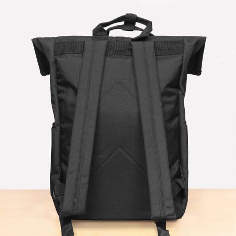 Mochila Impermeable Laptop 17'' Big Roll Negro-4