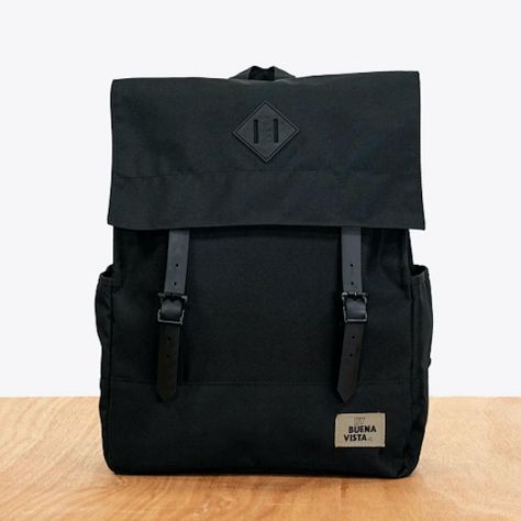 Mochila Impermeable para Notebook Square L Negro-3
