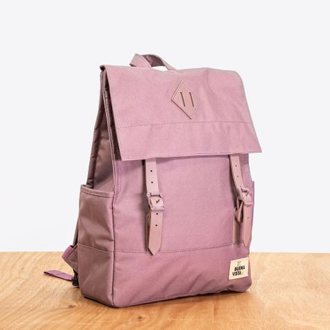 Mochila Impermeable para Notebook Square M Lavanda-2