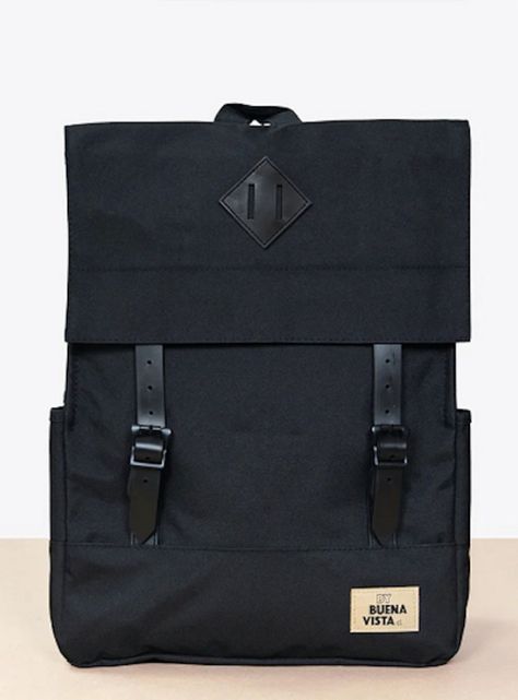 Mochila Impermeable para Notebook Square M Negro-4