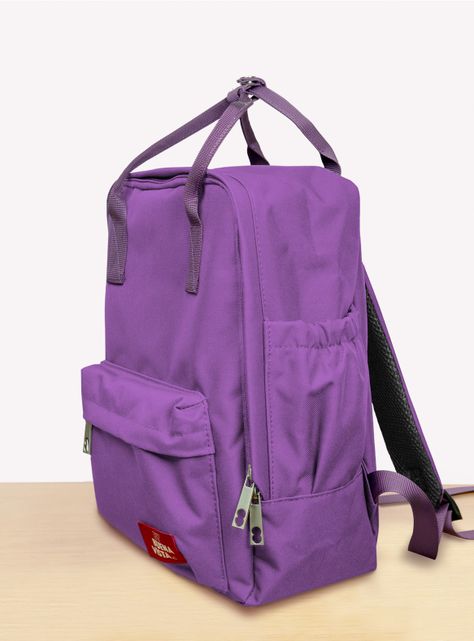 Mochila Impermeable para Notebook Bike Morado-2