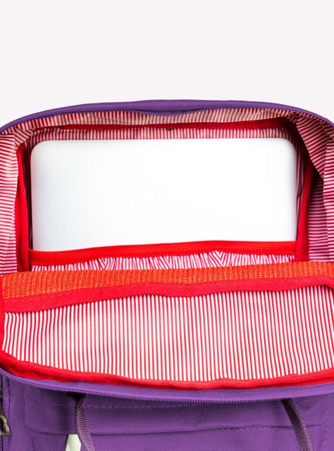 Mochila Impermeable para Notebook Bike Morado-3