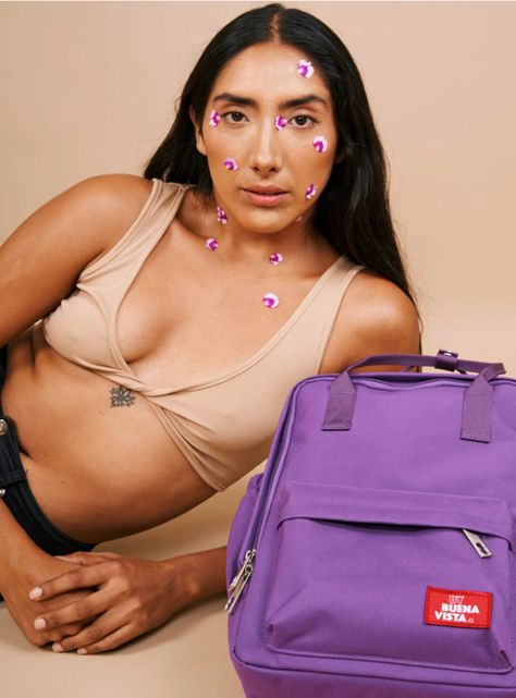 Mochila Impermeable para Notebook Bike Morado-5