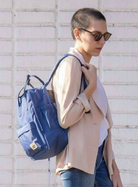 Mochila Impermeable para Notebook Bike Azul Jeans-1