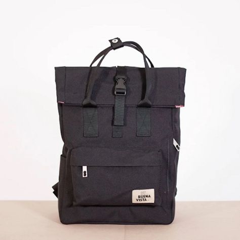 Mochila Impermeable para Notebook Roll Negro-3