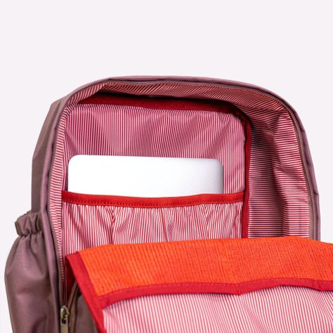 Mochila Impermeable Laptop 15'' Big Bike Lavanda-5