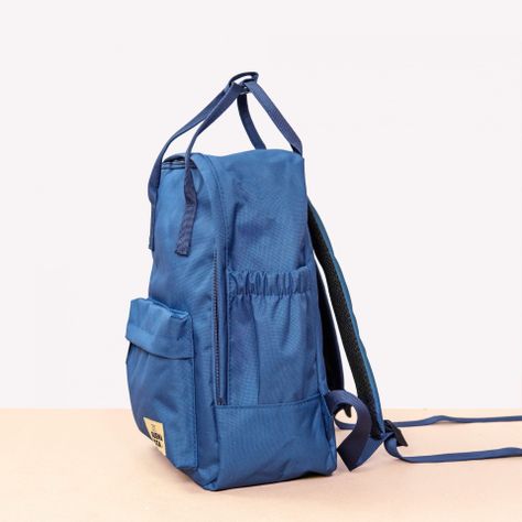 Mochila Impermeable Laptop 13'' Bike Azul Jeans-5