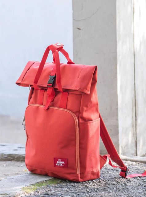 Mochila Impermeable para Notebook Big Roll Terracota-1