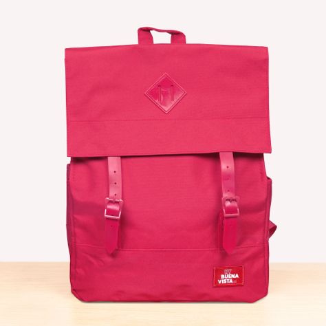 Mochila Impermeable Laptop 17'' Square L Rojo Italiano-3