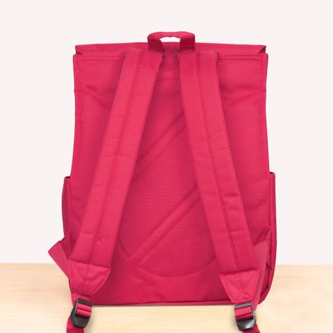 Mochila Impermeable Laptop 17'' Square L Rojo Italiano-4