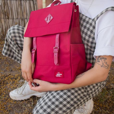 Mochila Impermeable Laptop 17'' Square L Rojo Italiano-1