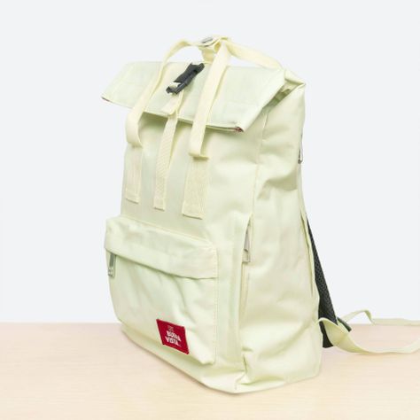 Mochila Impermeable Laptop 14'' Roll Verde Manzana-3