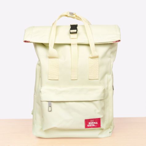 Mochila Impermeable Laptop 14'' Roll Verde Manzana-4