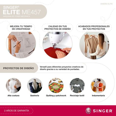 Máquina de Coser Singer Elite ME457-3