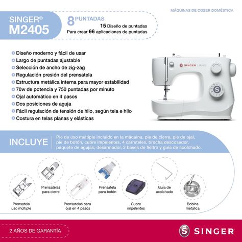 Máquina de Coser Singer M2405-1
