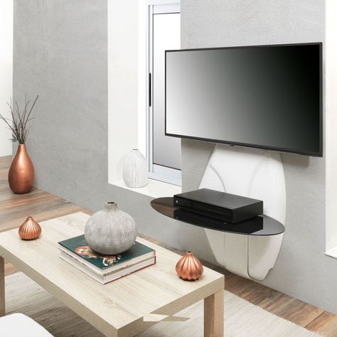 Rack TV Italiano Ghost Design 500 Blanco-3