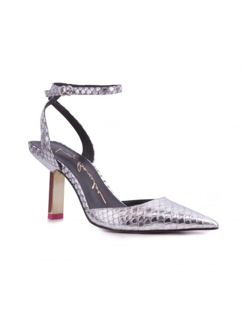 Scarpin Plateado Luiza Barcelos-0